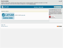 Tablet Screenshot of letusa.es